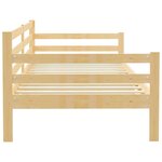 vidaXL Lit de jour sans matelas bois de pin massif 90x200 cm