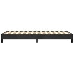 vidaXL Cadre de lit sans matelas noir 90x200 cm velours