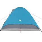 vidaXL Tente de camping à dôme 6 personnes bleu imperméable