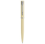 Waterman allure pastel stylo bille  jaune pastel  recharge bleue pointe moyenne  coffret cadeau