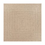 vidaXL Tapis ZIZUR 120x120 cm aspect de jute intérieur et extérieur