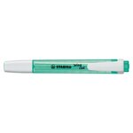 Surligneur de poche swing cool pointe biseautée 1 - 4 mm turquoise x 10 stabilo