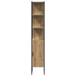 vidaXL Ensemble de meubles de salle de bain 4 pièces en chêne artisan en bois d'ingénierie
