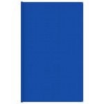 vidaXL Tapis de tente 400x700 cm Bleu PEHD