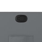 vidaXL Fauteuil inclinable Gris Similicuir