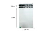 100 Enveloppes plastique Aller Retour 60 microns N°1 - 230x330mm