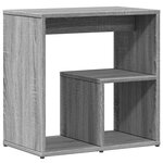 vidaXL Table d'appoint Sonoma gris 50x30x50 cm Bois d'ingénierie