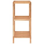 vidaXL Étagère de salle de bain 36x36x79 cm Bois massif de noyer