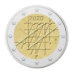 2 euros commémorative Finlande 2020 - Université de Turku.