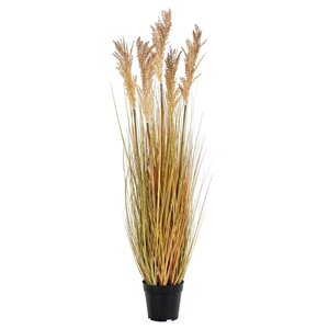 House Nordic Herbe artificielle Sorghum 110 cm Naturel