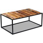 vidaXL Table basse Bois de récupération massif 100x60x40 cm