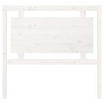 vidaXL Tête de lit Blanc 105 5x4x100 cm Bois massif de pin