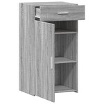 vidaXL Buffet sonoma gris 50x42 5x93 cm bois d'ingénierie
