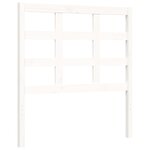 vidaXL Cadre de lit sans matelas blanc 100x200 cm bois de pin massif