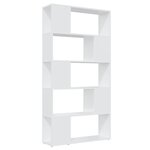 vidaXL Bibliothèque/Séparateur de pièce Blanc 80x24x155 cm
