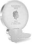 Pièce de monnaie en Argent 2 Dollars g 31.1 (1 oz) Millésime 2022 Warriors of History Chibi NINJA