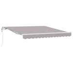 Store Rétractable automatique vidaXL Gris clair 300x250 cm