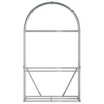 vidaXL Porte-bûches vert 120x45x210 cm acier galvanisé