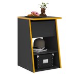 FMD Table d'appoint de jeu 2 compartiments ouverts 49 4x50x77 7 cm
