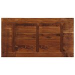 vidaXL Dessus de table 100x60x2 5cm rectangulaire bois massif récupéré