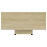 vidaXL Table basse Chêne sonoma 85x55x31 cm Bois d'ingénierie
