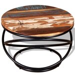 vidaXL Table basse Bois de récupération massif 60x60x40 cm