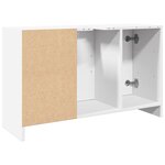 vidaXL Armoire d'évier blanc 90x29x55 cm bois d'ingénierie