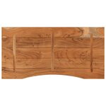 vidaXL Dessus de bureau 120x60x2 5 cm rectangulaire bois massif acacia