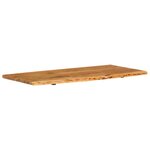 vidaXL Dessus de meuble-lavabo de salle de bain Acacia 114x52x2 5 cm