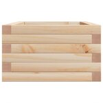 vidaXL Jardinière 70x40x23 cm bois de pin massif