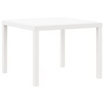 vidaXL Ensemble de salle à manger de jardin 5 pièces avec coussins en poly rotin blanc