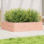 vidaXL Jardinière 90x90x23 cm bois massif douglas