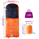vidaXL Sac de couchage pour adultes camping 3-4 saisons