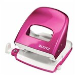 Perforateur 2 trous NEXXT WOW 30 feuilles Effort réduit de 60% Rose LEITZ