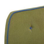 vidaXL Cadre de lit sans matelas vert tissu 90x200 cm