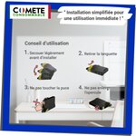 COMETE, Marque française - 540 541 XL - 2 Cartouches d'encre Compatibles avec Canon PG-540 CL-541 / PG540 CL541 / 540XL 541XL Compatible pour Pixma MG3650 S G2150 MG3150 MX475 (1 Noir + 1 Couleur)
