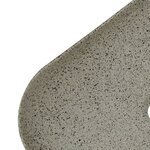 vidaXL Vasque à poser gris rectangulaire 48x37 5x13 5 cm céramique