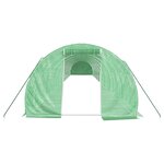 vidaXL Serre avec cadre en acier vert 60 m² 20x3x2 m