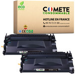 COMETE, Entreprise Cartouches Toners Compatibles avec HP 26A CF226X CF226A 26X pour Imprimante Laserjet Pro (2)