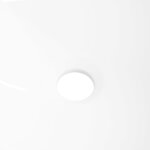 vidaXL Lavabo blanc 36x15 cm céramique rond