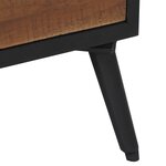 vidaXL Table basse 90x50x41 cm teck de récupération massif
