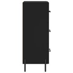 vidaXL Buffet Noir 34 5x34x90 cm Bois d'ingénierie