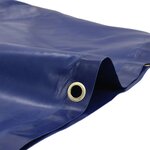 vidaXL Bâche bleu Ø 2 4 m 650 g/m²