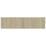 vidaXL Meuble TV Chêne sonoma 120x30x30 cm Bois d’ingénierie