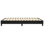 vidaXL Cadre de lit sans matelas noir 140x190 cm velours