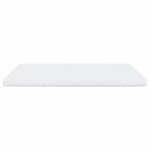 vidaXL Matelas en mousse blanc 200x210 cm 7 zones dureté 20 ILD