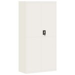 vidaXL Classeur blanc 90x40x180 cm acier