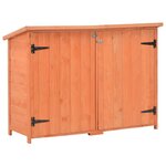 vidaXL Abri de stockage de jardin 128x42x91 cm Bois
