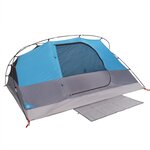 vidaXL Tente de camping à dôme 4 personnes bleu imperméable
