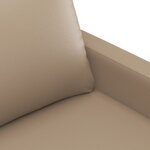 vidaXL Fauteuil Cappuccino 60 cm Similicuir